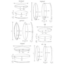 ESTAhome Fotobehang - Surfplanken - Zwart En Wit - 1.86 X 2.79 M