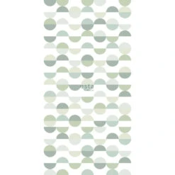 ESTAhome Fotobehang - Retro Stijl - Groen - 1.395 X 2.79 M