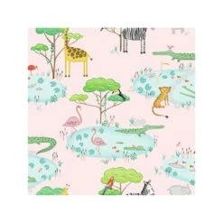 Dutch Wallcoverings - Over The Rainbow- Croco Lake Pink - 0,53x10,05m