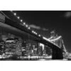 Sanders & Sanders Fotowand - New York - Zwart - 360 X 254 Cm