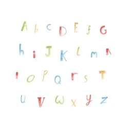 Dutch Wallcoverings - Make Believe Alphabet Multikleur - 0,53x10,05m