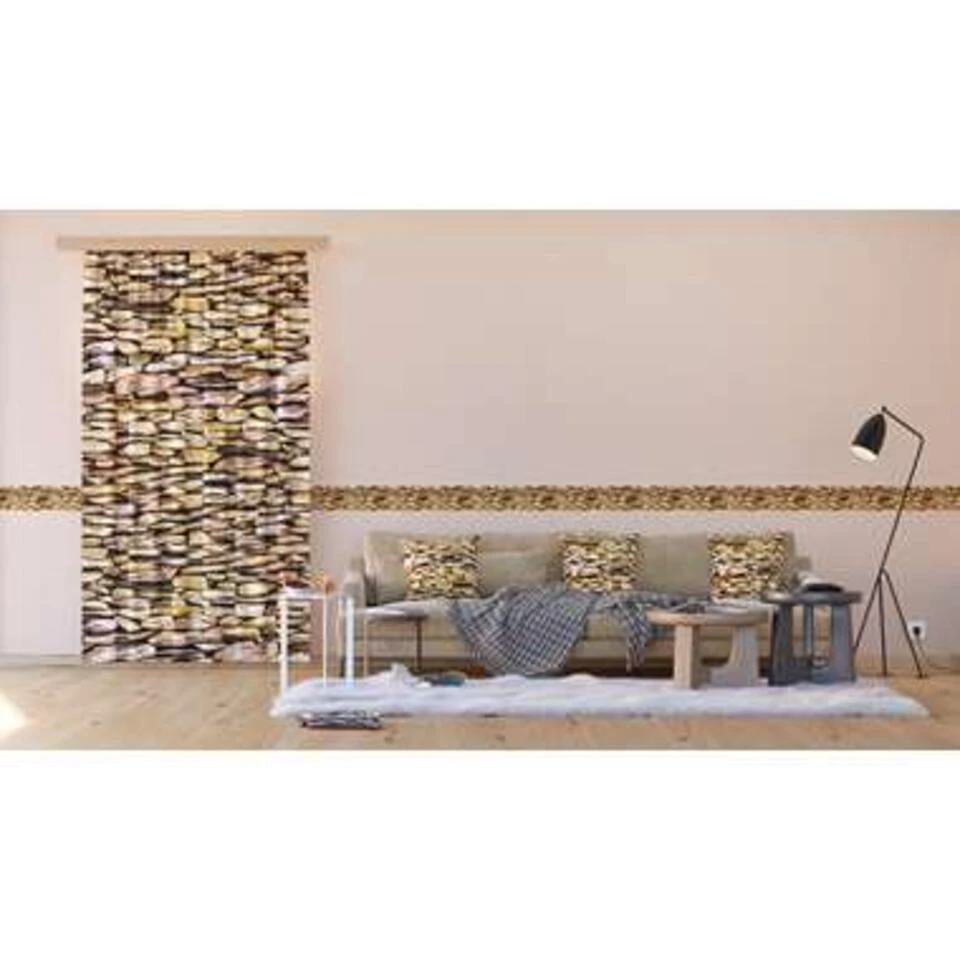 Sanders & Sanders Zelfklevende Behangrand - Stenen Muur - Afbeelding 2