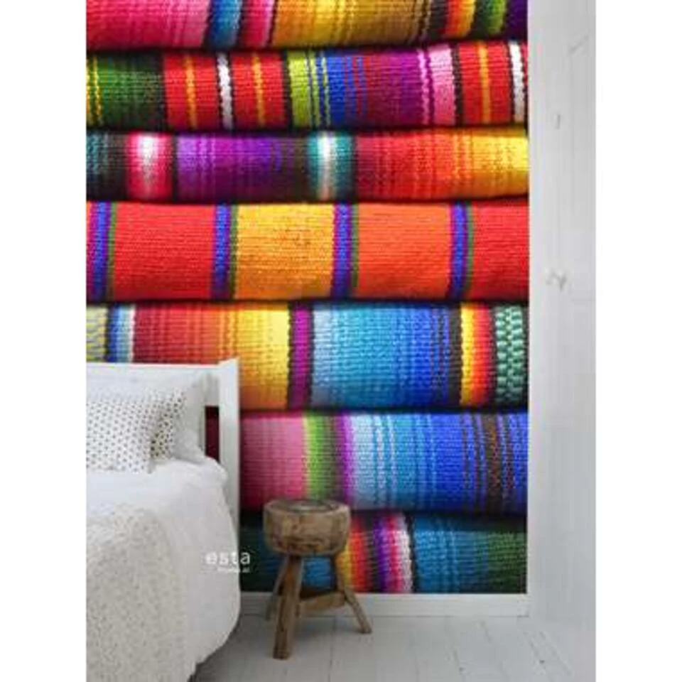 ESTAhome Fotobehang - Kussens - Meerkleurig - 186 X 270 Cm - Afbeelding 3