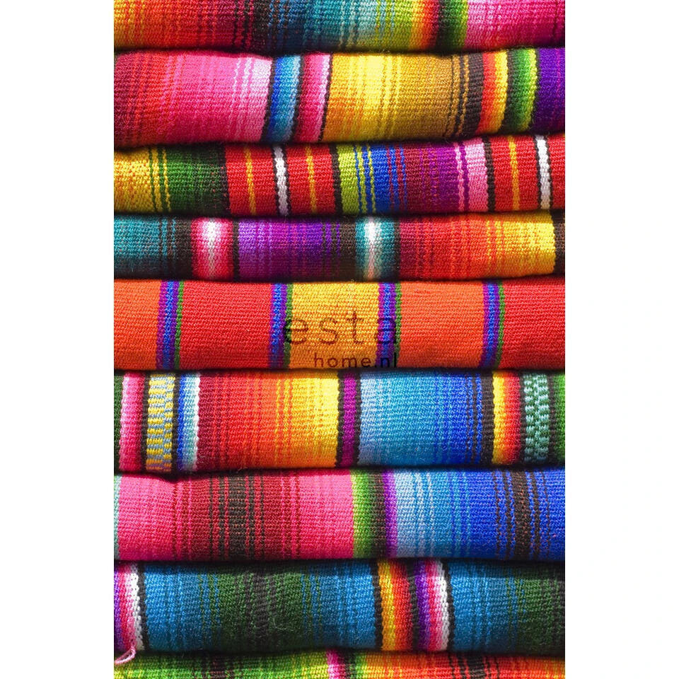 ESTAhome Fotobehang - Kussens - Meerkleurig - 186 X 270 Cm