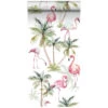 ESTAhome Behang XXL - Flamingo's - Roze - 0.465 X 8.37 M