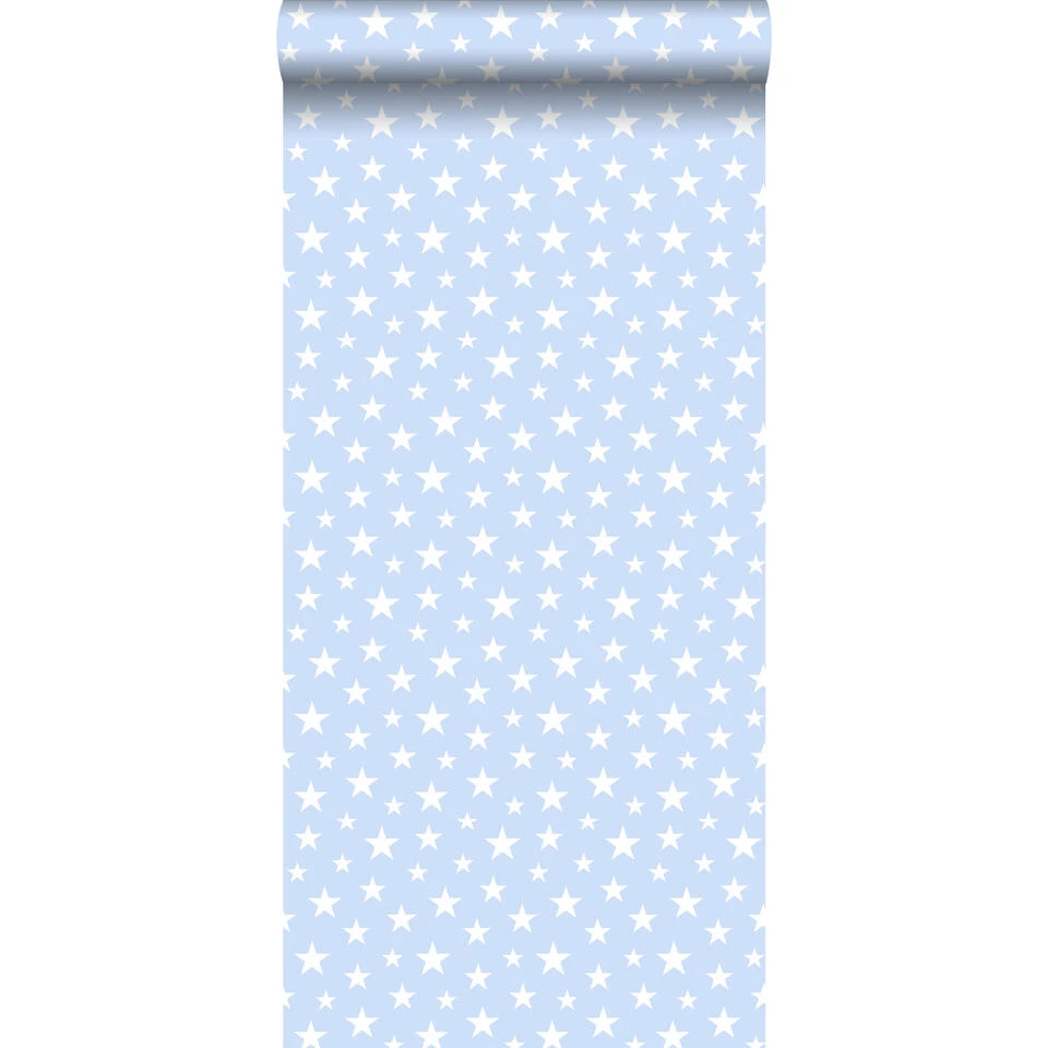 ESTAhome Behang - Sterretjes - Lichtblauw - 53 Cm X 10,05 M