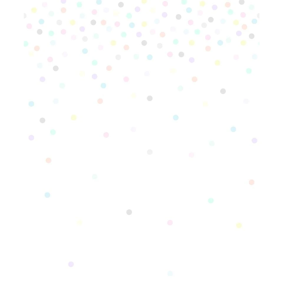 Origin Fotobehang - Vrolijke Confetti Stippen - 232 X 279 Cm
