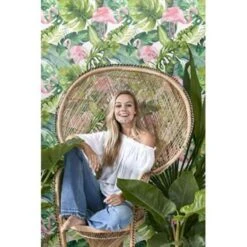 ESTAhome Behang XXL - Tropische Flamingo's - 0.465 X 8.37 M 6 ESTAhome Behang XXL - Tropische Flamingo's - 0.465 X 8.37 M -Sanders & Sanders winkel 1494235144 0102