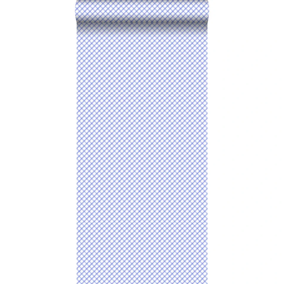 ESTAhome Behang - Ruiten - Blauw - 53 Cm X 10,05 M