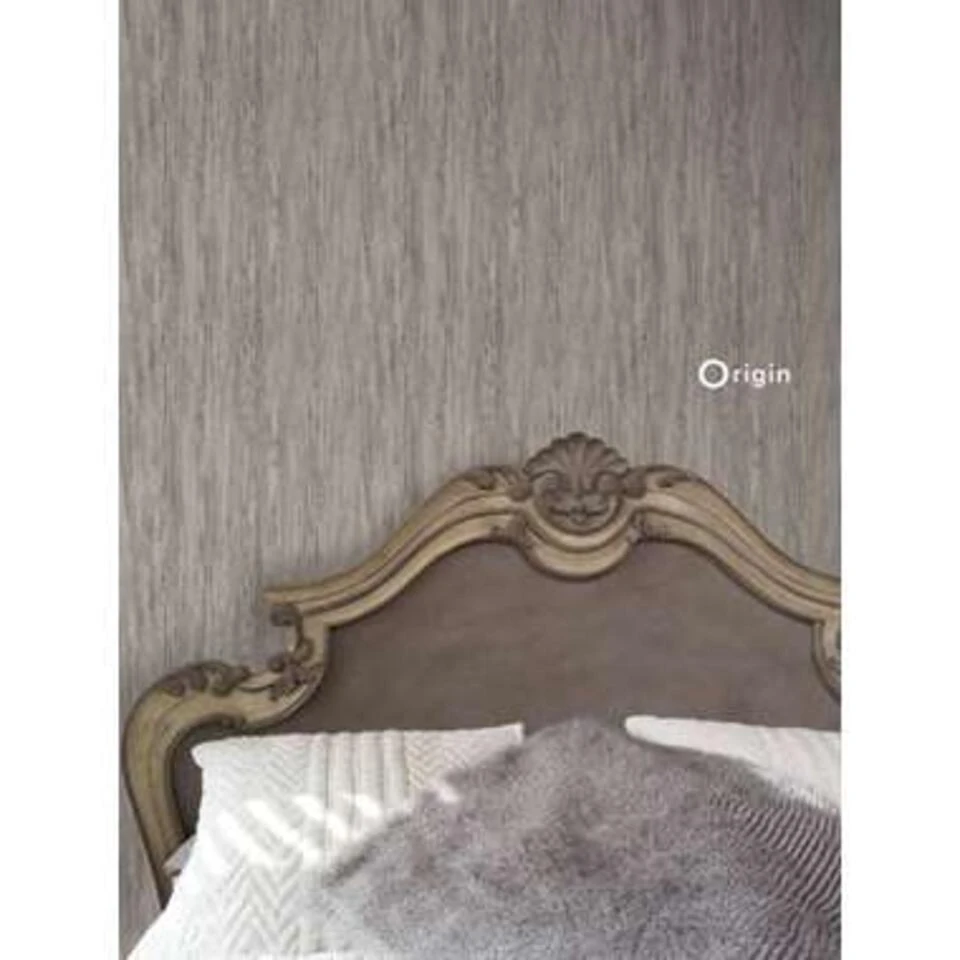 Origin Behang - Houtlook - Lichtbruin - 53 Cm X 10,05 M - Afbeelding 3