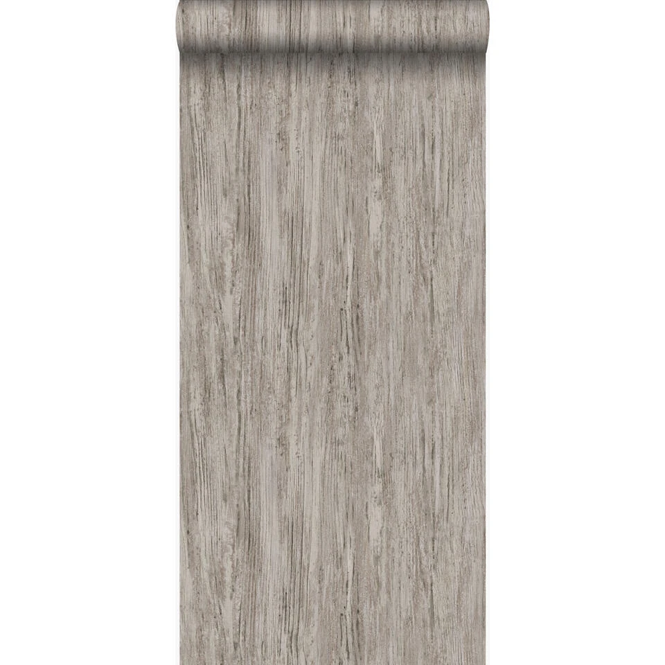 Origin Behang - Houtlook - Lichtbruin - 53 Cm X 10,05 M