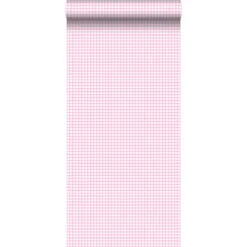 ESTAhome Behang - Ruiten - Zacht Roze - 53 Cm X 10,05 M