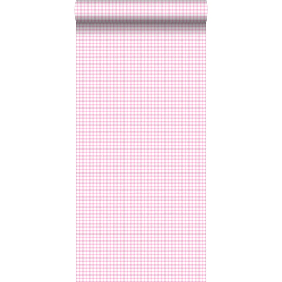 ESTAhome Behang - Ruiten - Zacht Roze - 53 Cm X 10,05 M