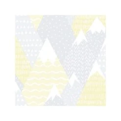 Dutch Wallcoverings - Over The Rainbow- Mountains Yellow - 0,53x10,05m