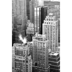 ESTAhome Fotobehang - Sky Scrapers - Zwart En Wit - 186 X 279 Cm