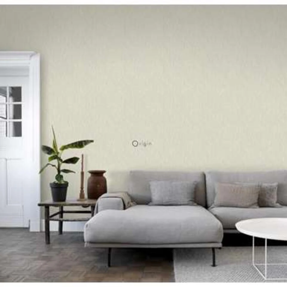 Origin Behang - Linnen - Beige - 53 Cm X 10,05 M - Afbeelding 3