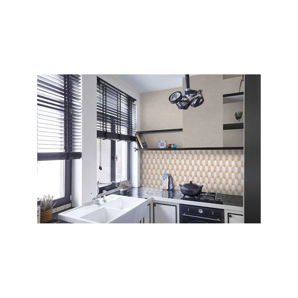 Dutch Wallcoverings - Inspiration Wall Uni Greige - 0,53x10,05m - Afbeelding 3