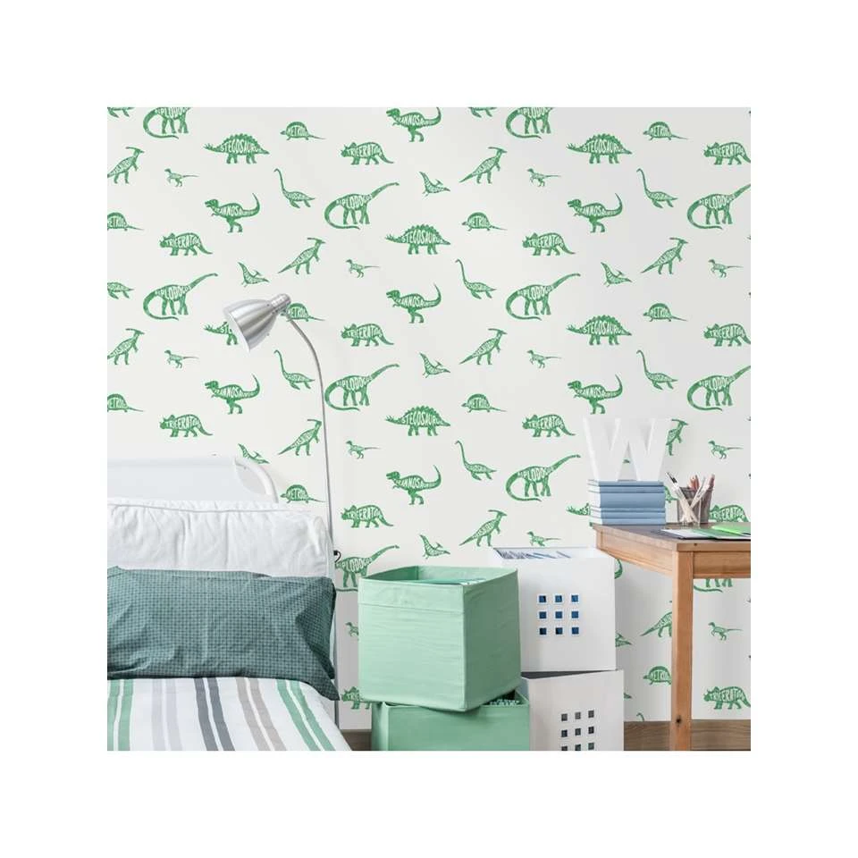 Dutch Wallcoverings - Over The Rainbow- Dino Dictionary - 0,53x10,05m - Afbeelding 3