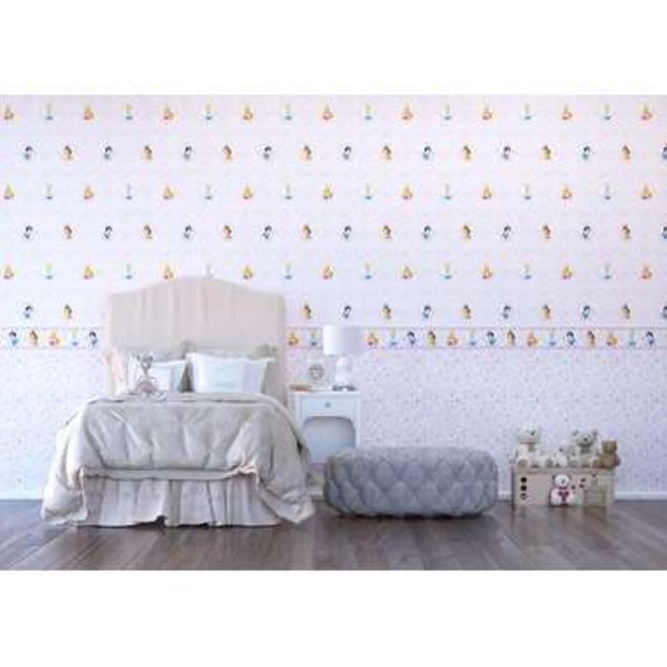 Disney Zelfklevende Behangrand - Prinsessen - Roze - 14 X 500 Cm - Afbeelding 2