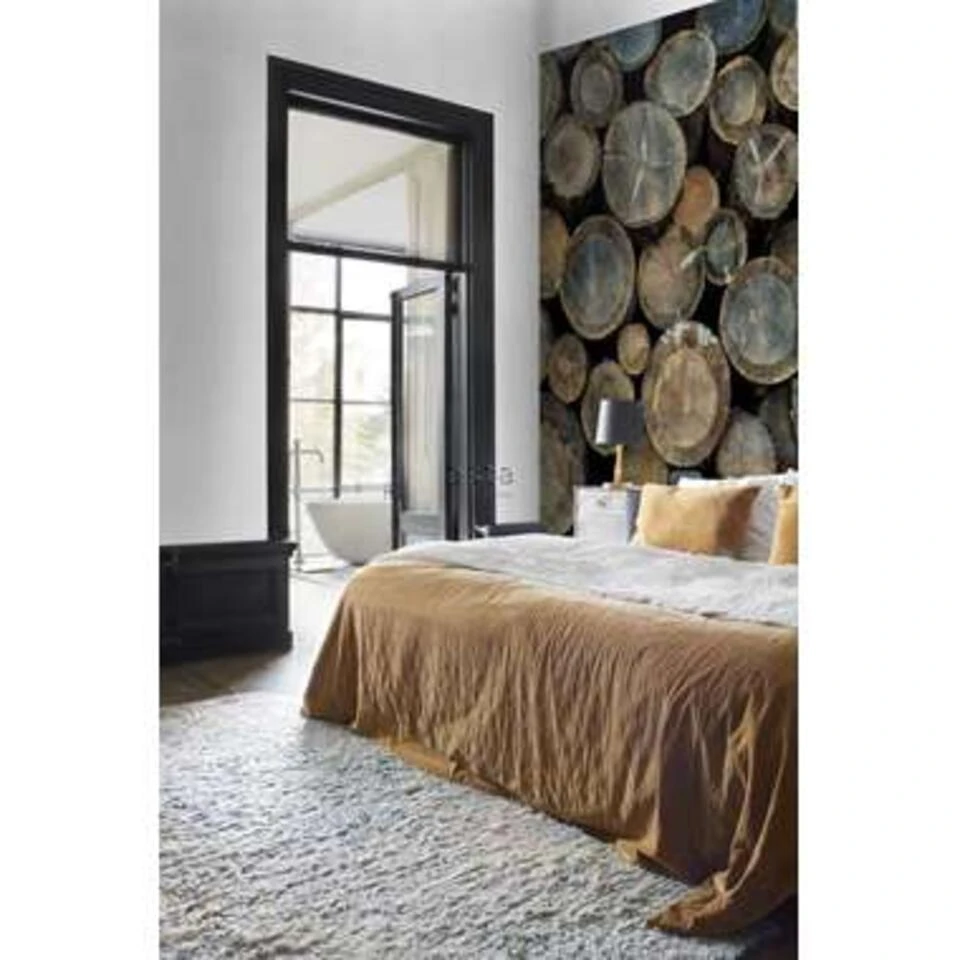 ESTAhome Fotobehang - Boomstammen - Bruin - 186 Cm X 279 Cm - Afbeelding 4