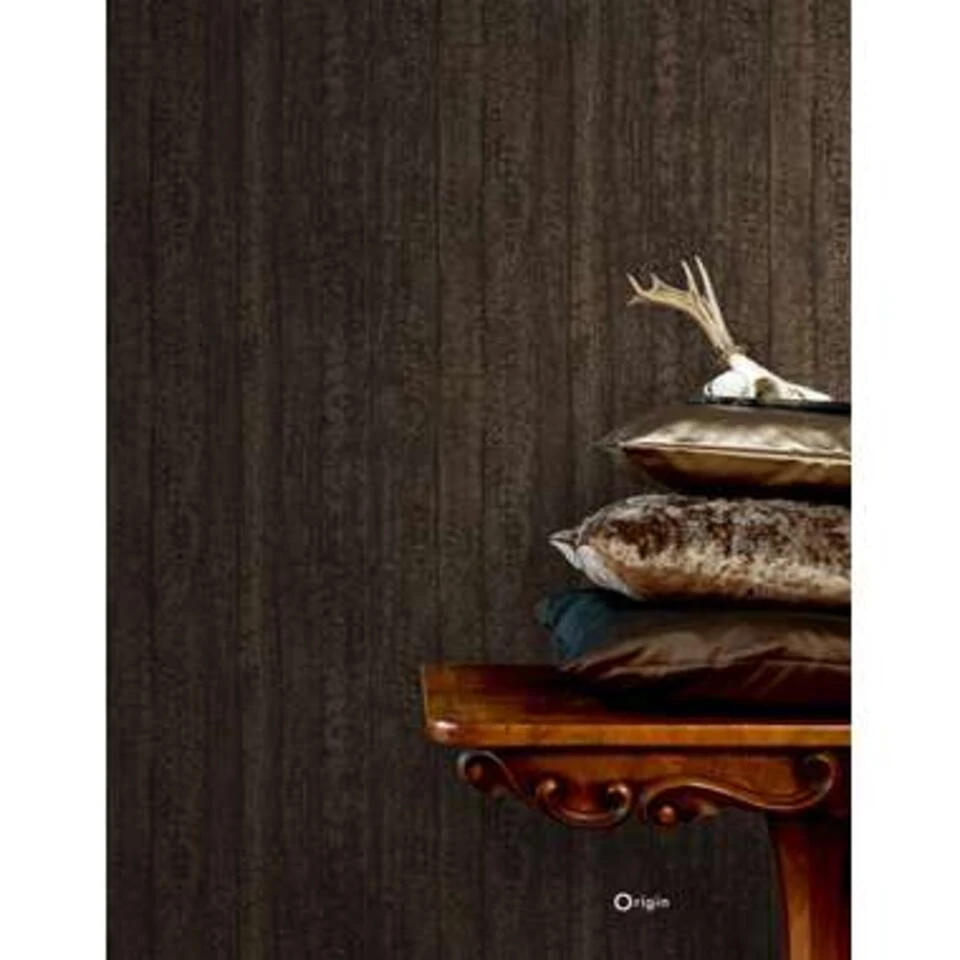 Origin Behang - Houtmotief - Donkerbruin - 53 Cm X 10.05 M - Afbeelding 4