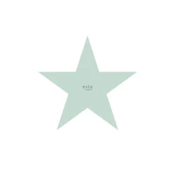 ESTAhome Fotobehang - Grote Ster - Mintgroen - 1.86 X 2.79 M
