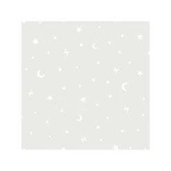 Dutch Wallcoverings - Over The Rainbow- Stars&moons Grijs - 0,53x10,05