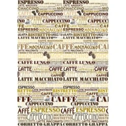 Fotobehang - Cafeteria - 183 X 254 Cm - Multi