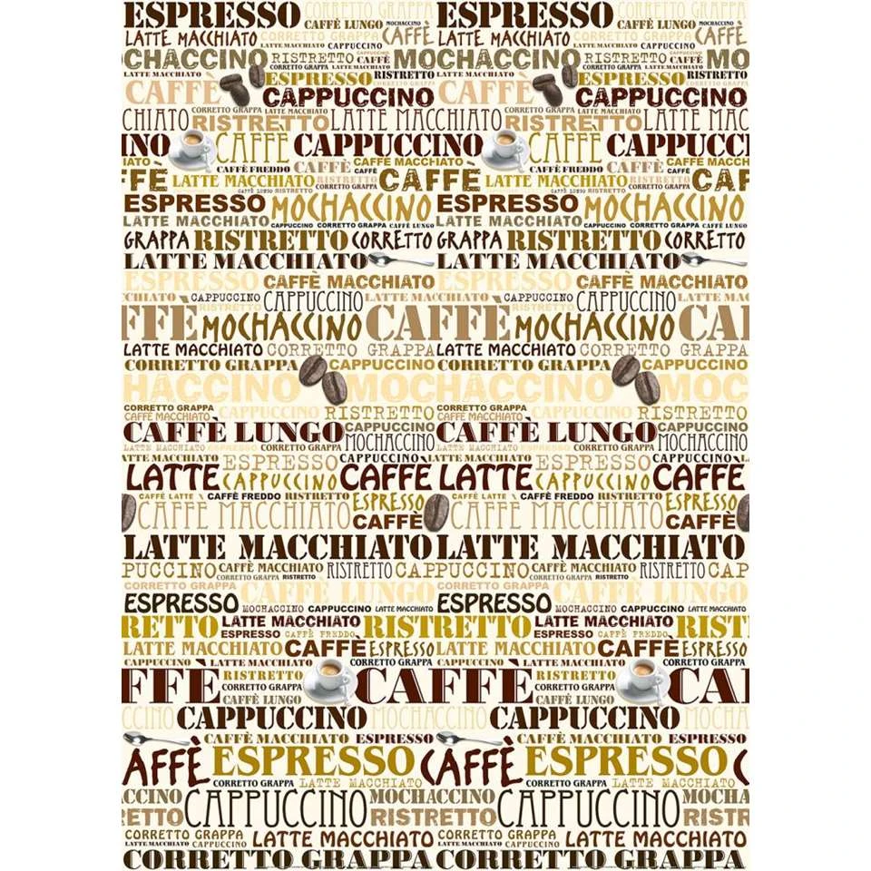 Fotobehang - Cafeteria - 183 X 254 Cm - Multi