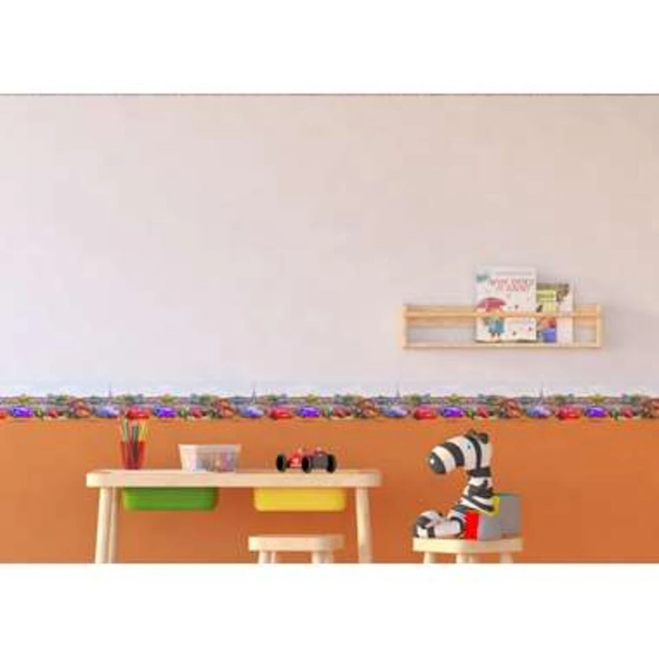 Disney Zelfklevende Behangrand - Cars - Bruin En Blauw - 14 X 500 Cm - Afbeelding 3