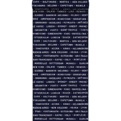 ESTAhome Behang - Havensteden - Marine Blauw - 53 Cm X 10,05 M