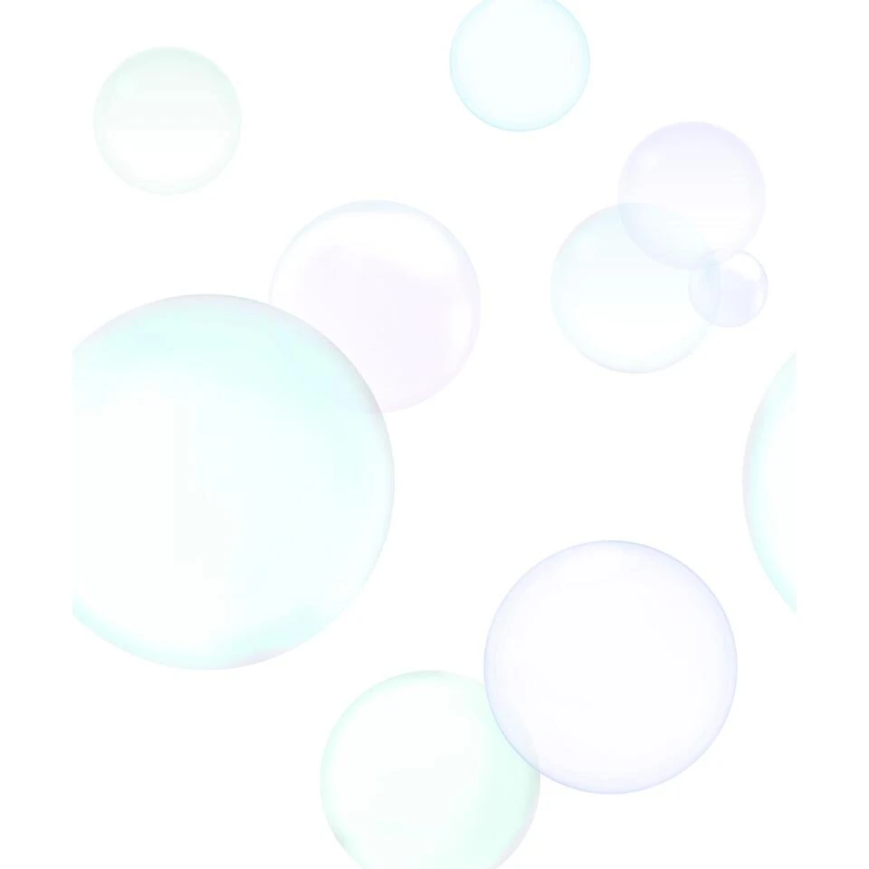 Origin Fotobehang - Bellenblaas Luchtbellen - Paars - 232 X 279 Cm