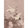 ESTAhome Fotobehang - Kraanvogels - Grijs Roze - 2 X 2.79 M