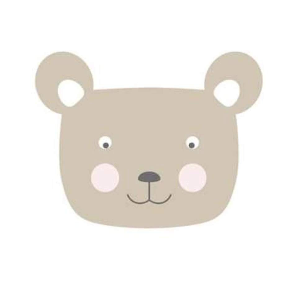 ESTAhome Behang - Dierenkoppen - Beige, Bruin En Grijs - 0.5 X 8.37 M - Afbeelding 2