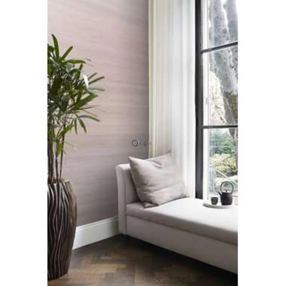 Origin Fotobehang - Geweven Structuur - Oudroze - 2 X 3 M - Afbeelding 4