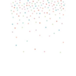 ESTAhome Fotobehang - Confetti Dots - Roze, Groen, Blauw - 2 X 2.79 M