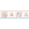 Disney Zelfklevende Behangrand - Winnie De Poeh - Roze, Blauw En Geel