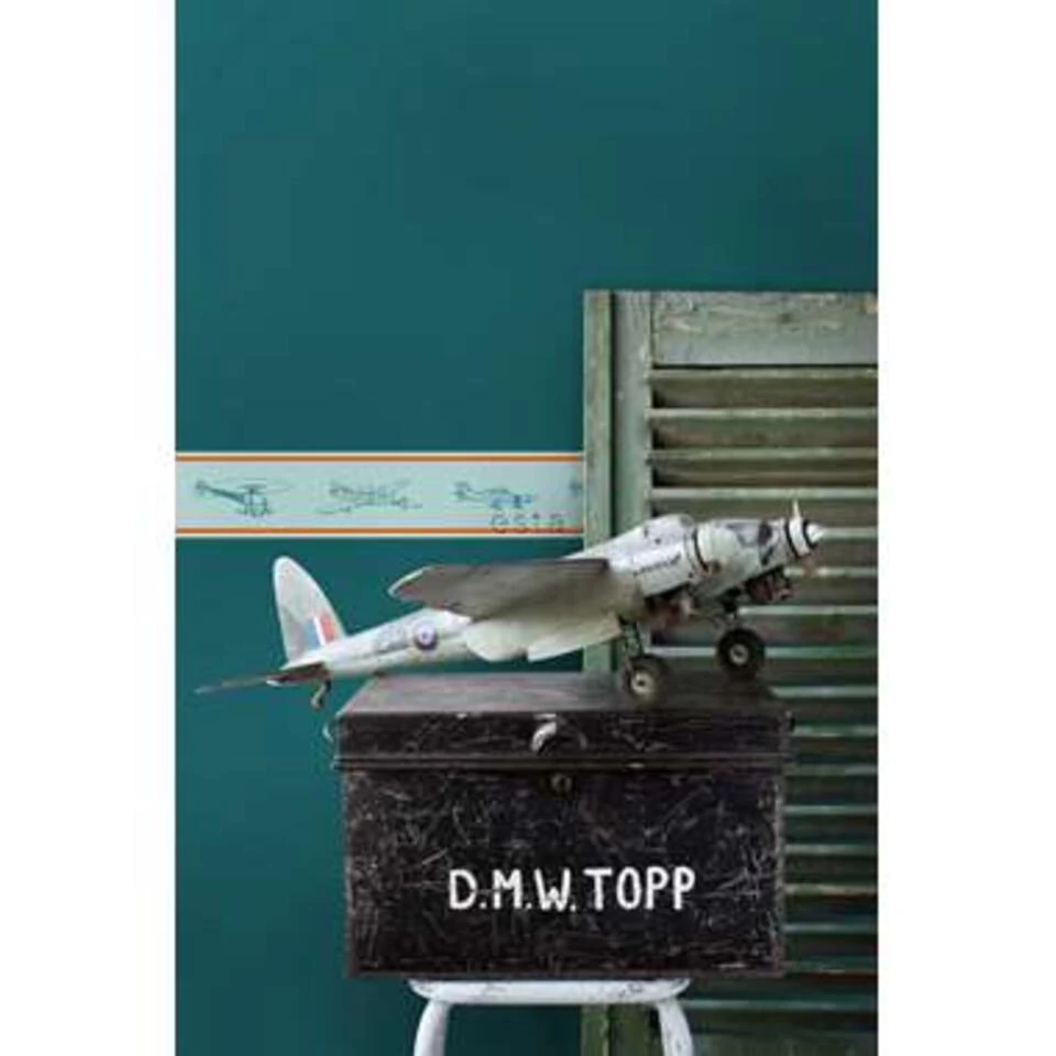 ESTAhome Behangrand - Vliegtuigen - Rood En Blauw - 13,25 Cm X 5 M - Afbeelding 3