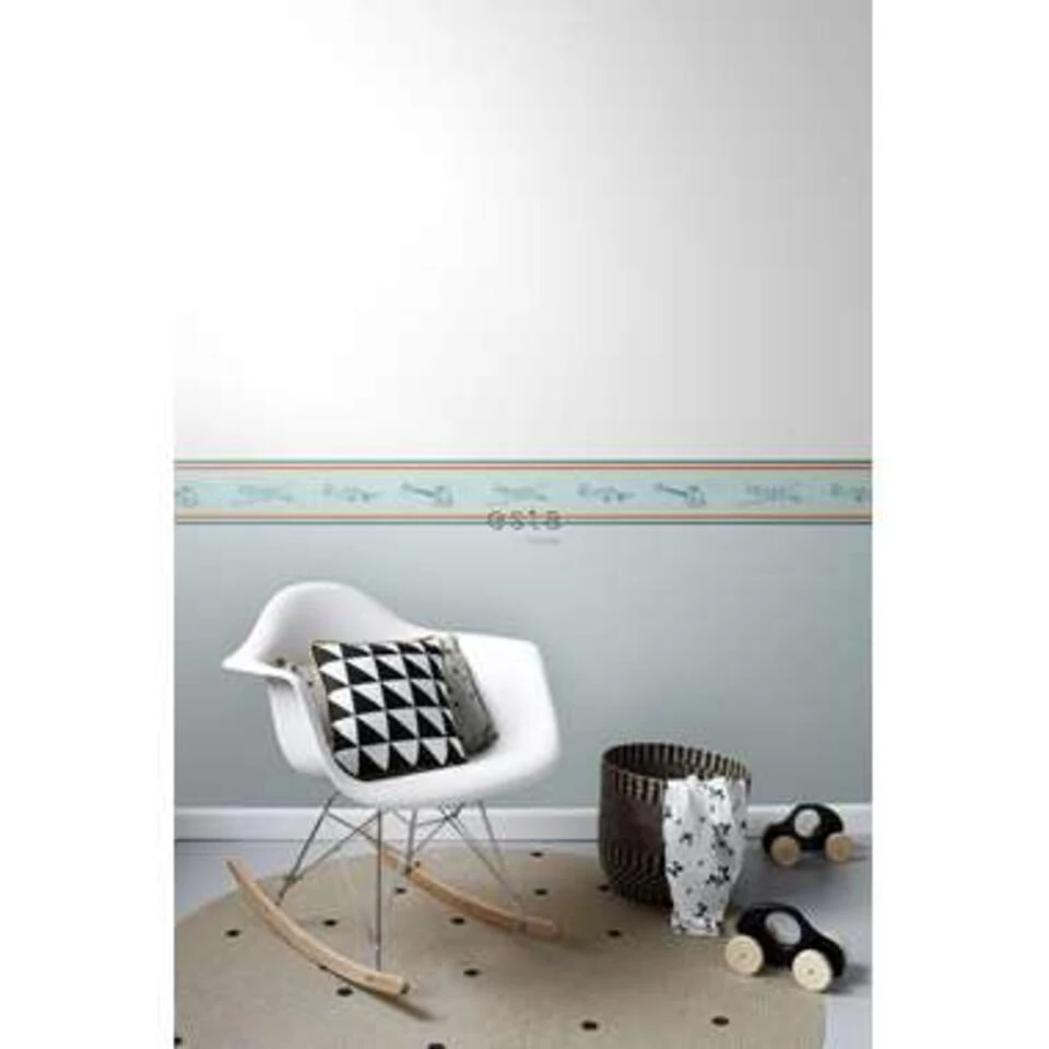 ESTAhome Behangrand - Vliegtuigen - Rood En Blauw - 13,25 Cm X 5 M - Afbeelding 4