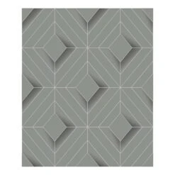 Dutch Wallcoverings - Galactik Ruit Grijs - 0,53x10,05m