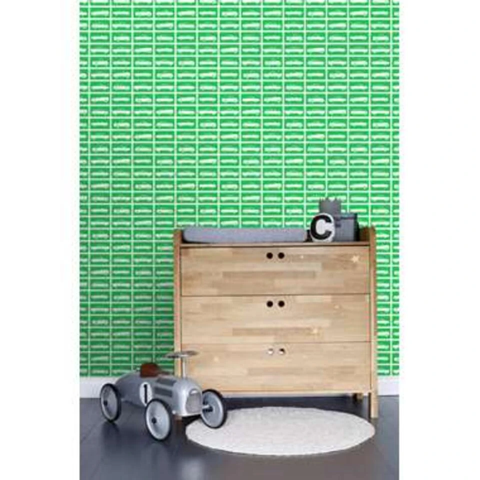 ESTAhome Behang - Auto's - Groen - 53 Cm X 10,05 M - Afbeelding 3