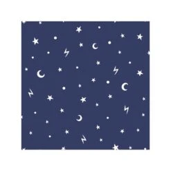 Dutch Wallcoverings - Over The Rainbow- Stars&moons Blauw - 0,53x10,05