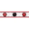 Disney Zelfklevende Behangrand - Cars - Rood En Wit - 14 X 500 Cm