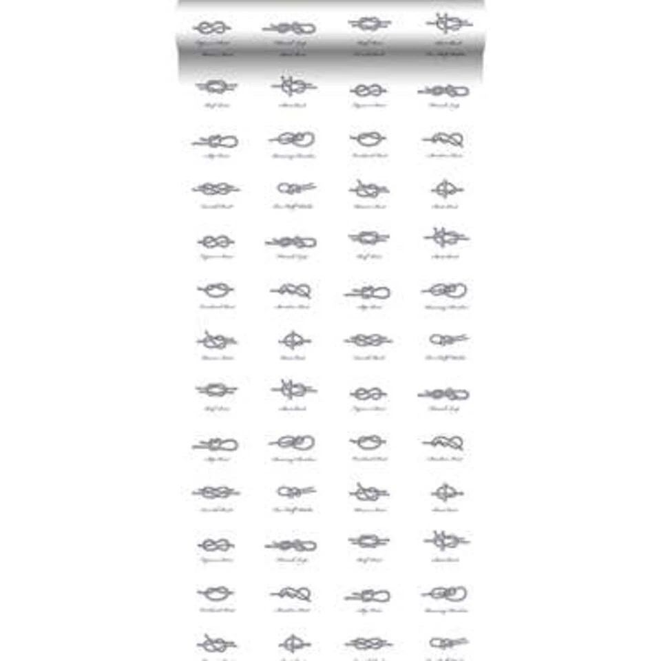 ESTAhome Behang - Knopen - Grijs - 53 Cm X 10,05 M - Afbeelding 2