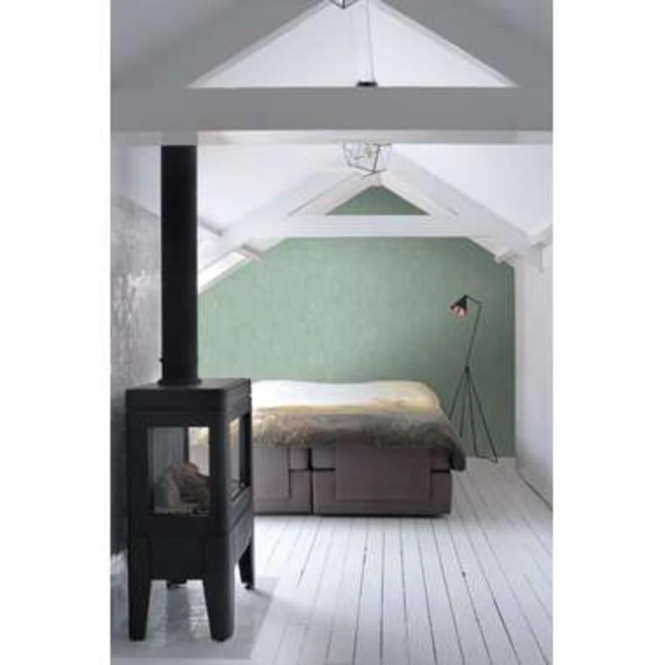 ESTAhome Behang - Geschilderd Effect - Celadon Groen - 0.53 X 10.05 M - Afbeelding 4