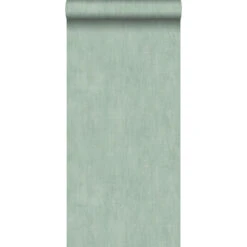 ESTAhome Behang - Geschilderd Effect - Celadon Groen - 0.53 X 10.05 M