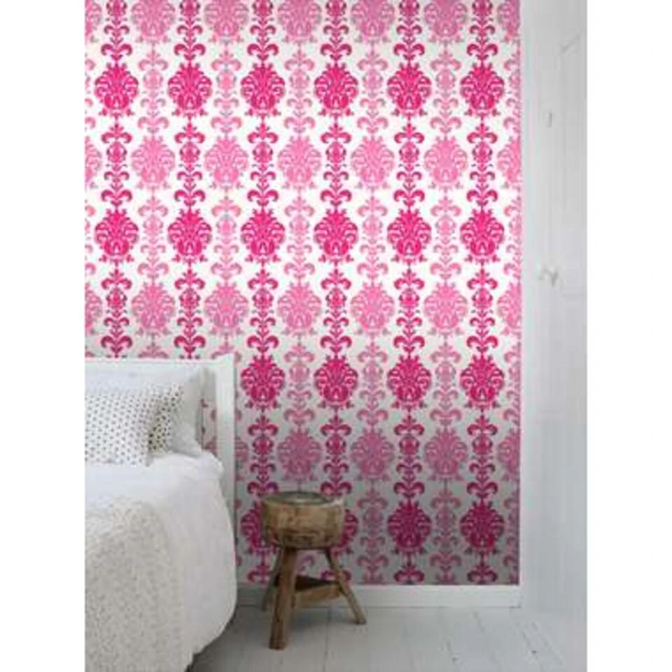 ESTAhome Behang - Barokprint - Roze - 53 Cm X 10,05 M - Afbeelding 4