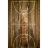 ESTAhome Fotobehang - Basketbalveld - Bruin - 186 Cm X 2.79 M