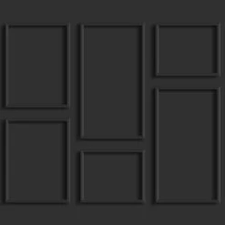 ESTAhome Fotobehang - Wandpanelen - Antraciet Grijs - 3 X 3 M