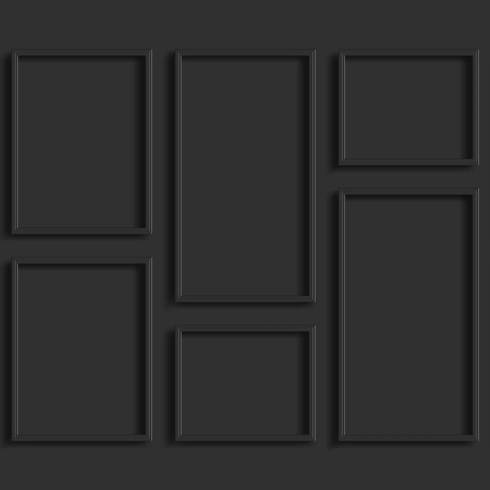 ESTAhome Fotobehang - Wandpanelen - Antraciet Grijs - 3 X 3 M